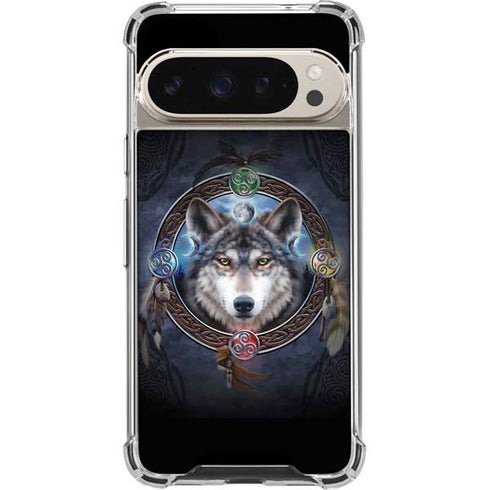 Wolf Symbols by Brigid Ashwood Pixel 9/9 Pro Clear Case